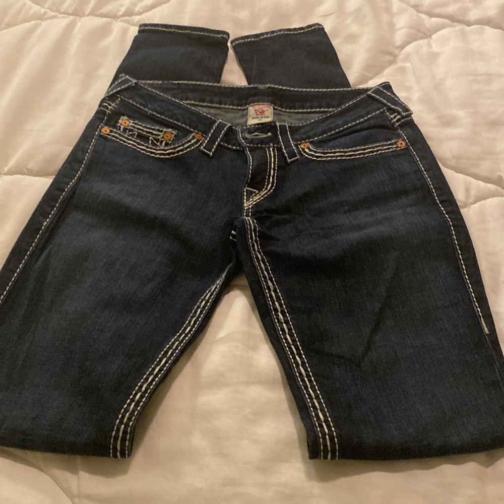 Dark blue True Religion woman jean
